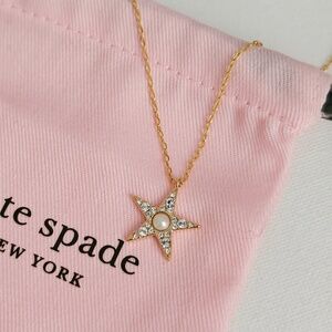 NWT KATE SPADE SEEING STARS NECKLACE W DUST BAG O0RU2609